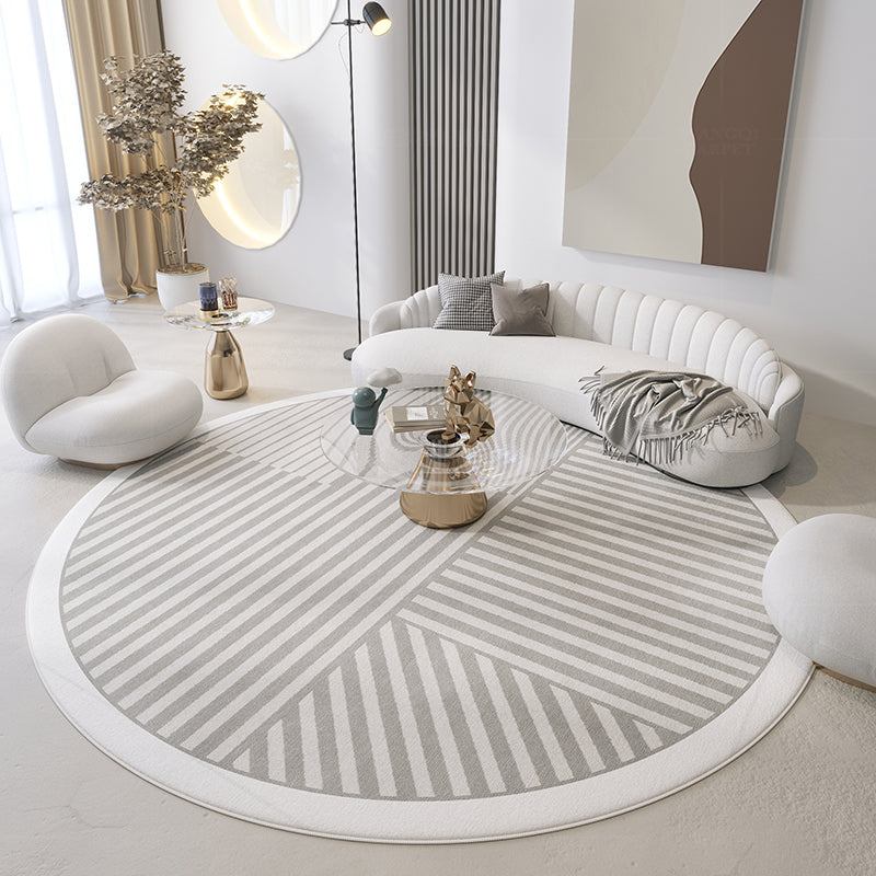 Japanese Minimalist Living Room Printed Carpet