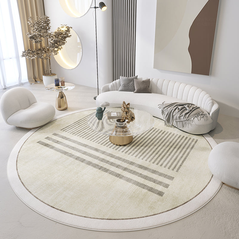 Japanese Minimalist Living Room Printed Carpet
